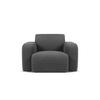 SESSEL Molino aus Boucle dunkelgrau - Dunkelgrau, Textil (95/72/105cm) - Micadoni
