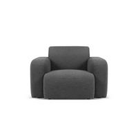 SESSEL Molino aus Boucle dunkelgrau - Dunkelgrau, Textil (95/72/105cm) - Micadoni