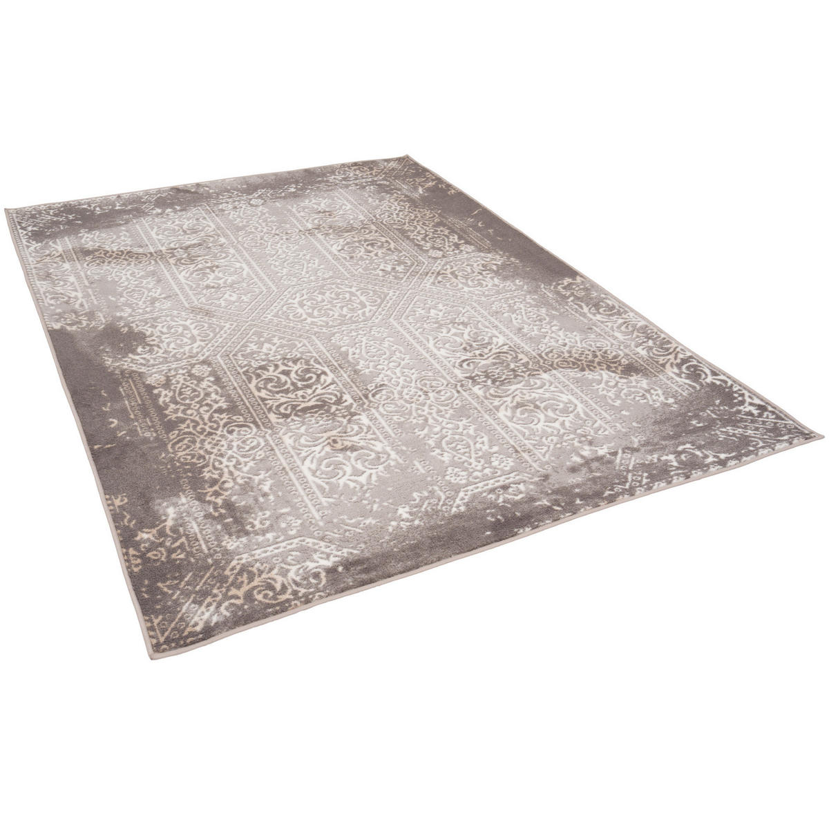 DESIGNER TEPPICH TAWIRA VINTAGE KLASSIK - Silberfarben, Textil (120/170cm) - Pergamon