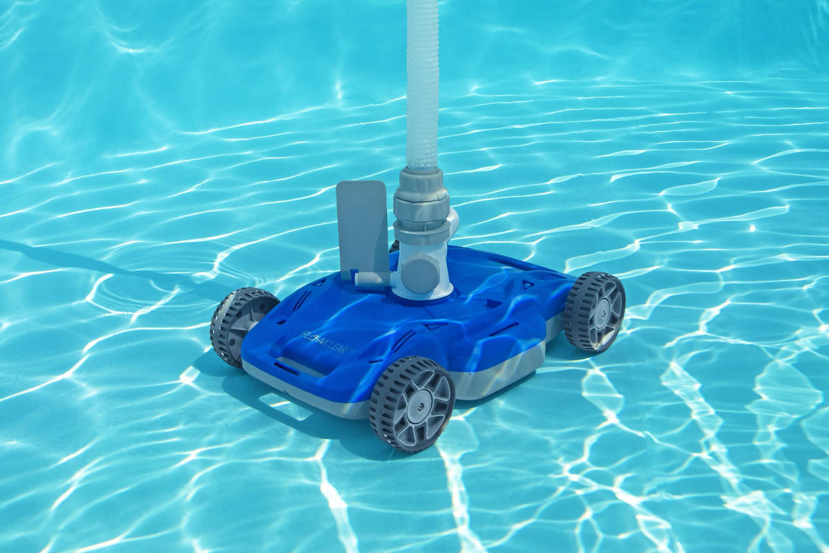 POOLROBOTER Megatro Pumpenbetrieben Autonom Grau 22x32x44,6cm - Grau, Kunststoff (32/22/44.6cm) - DELUKE