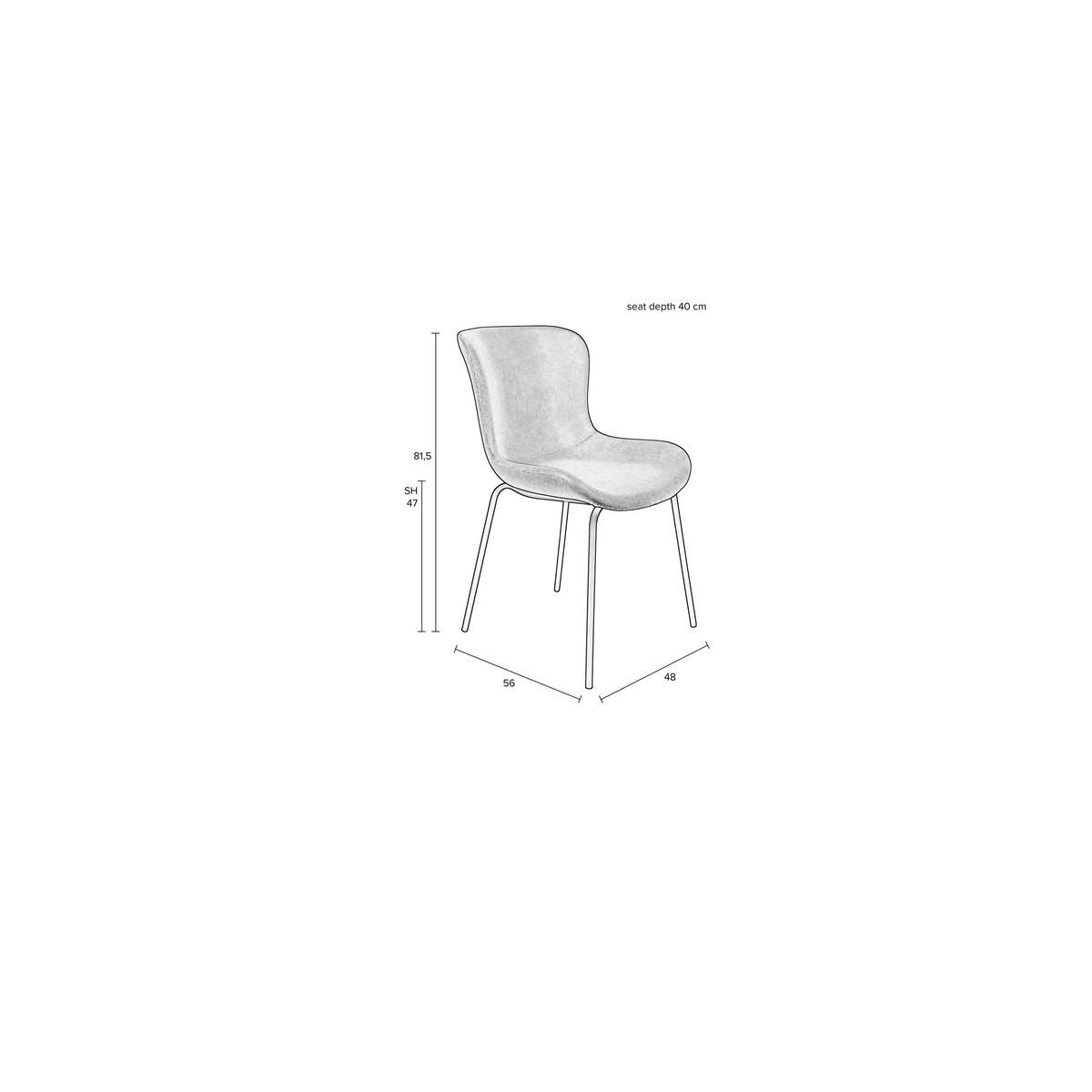 ESSZIMMERSTUHL Junzo Rib Hellgrün - 2 er Set - Grün, Textil (48/81.5/56cm) - Housecraft Living
