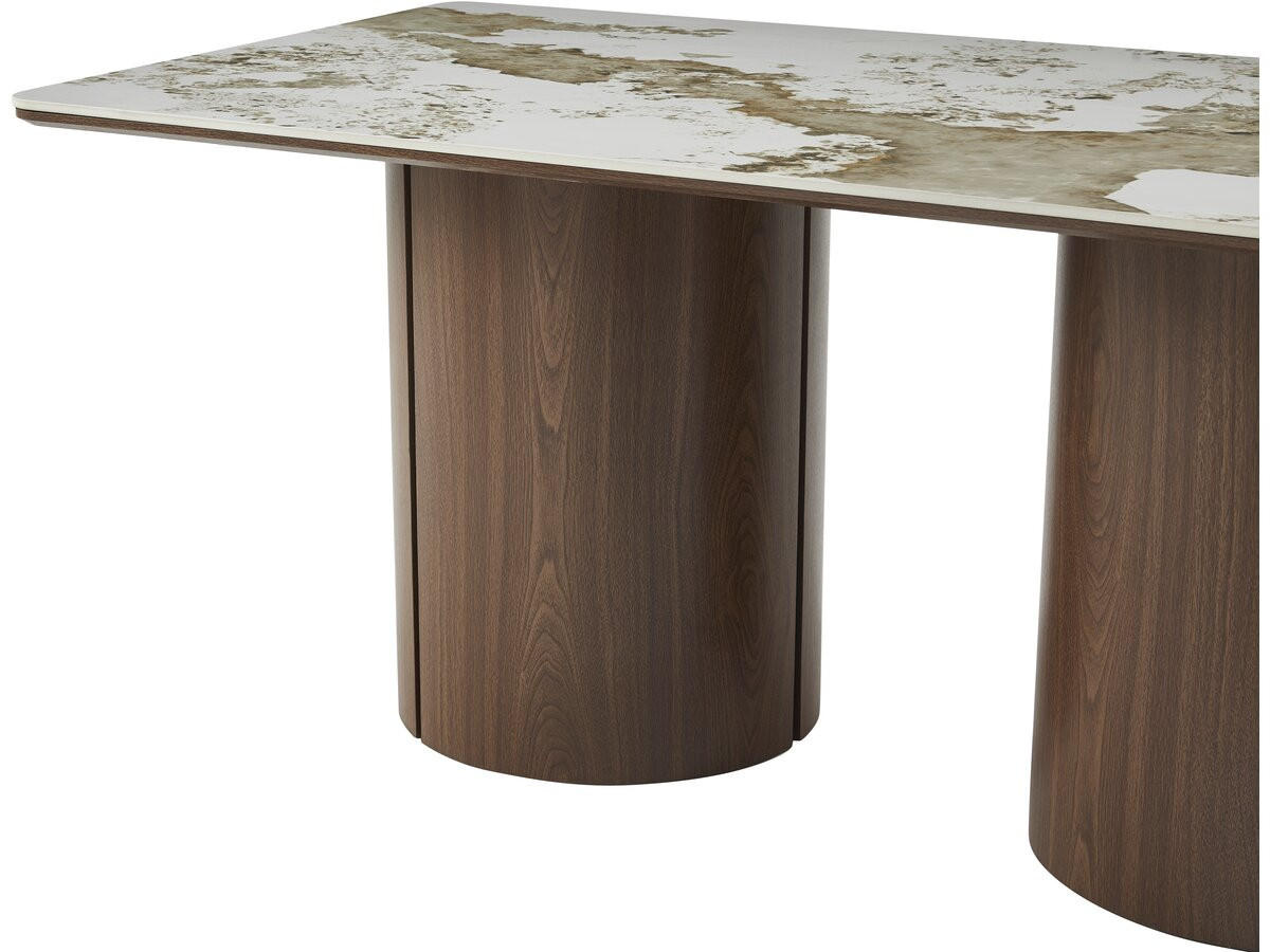 ESSTISCH milano Braun - Braun, Keramik (180/90/75cm) - Habitat Garten