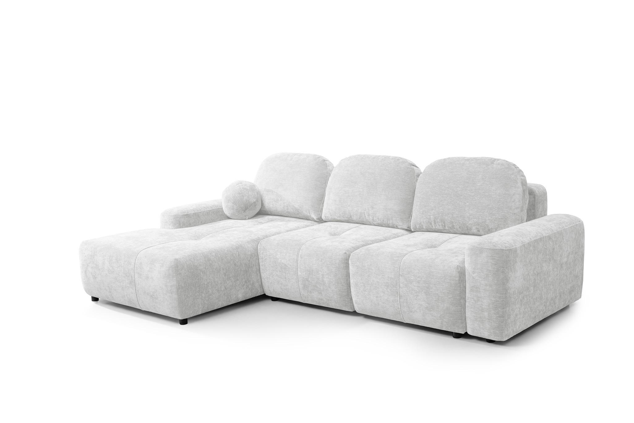 ECKSOFA Argos In Vibe - Hellgrau, Holzwerkstoff/Textil (170/267cm) - Fun Möbel