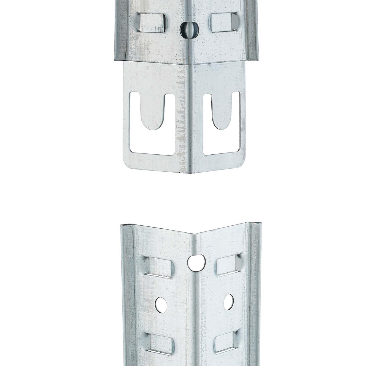 SCHWERLASTREGAL Silber 2er-Set 5 Ebenen 180x60x30 cm - Silberfarben, Holzwerkstoff/Kunststoff (60/180/30cm) - Relaxdays
