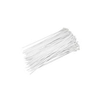 WEIHNACHTSKABELBINDER 100er-Set für Weihnachtsschmuck 2,5 × 100 mm weiß - Weiß, Kunststoff (0.25/0.1/10cm) - LAALU