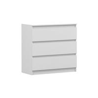 KINDERKOMMODE SIMO 03 90/86/42 cm in Weiß - Weiß, Holzwerkstoff (90/86/42cm) - Deine Möbel 24