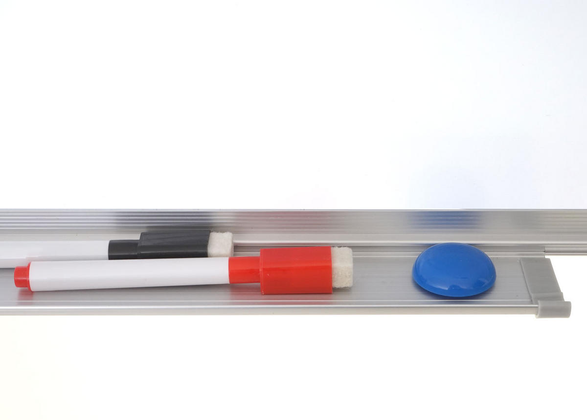 WHITEBOARD Weiß - Weiß, Metall (90/60/2cm) - MCW