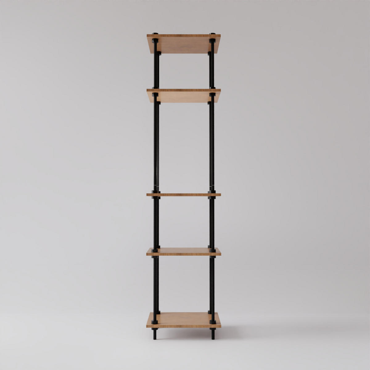 WANDREGAL DECO 185x43x35cm - Eiche San Remo, Metall (43/185/35cm) - AR Shelving