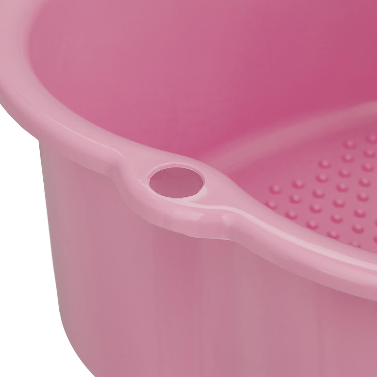 FUßBADEWANNE - Rosa, Kunststoff (33/15/38cm) - Relaxdays