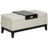 SITZBANK Polsterbank - Creme, Kunststoff (50/44/107cm) - HOMCOM