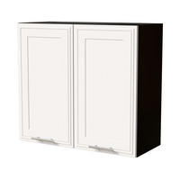 HÄNGESCHRANK Salo W3/80 Schwarz / Weiß Matt 80 / 32,5 / 72cm - Schwarz/Weiß, Holz/Holzwerkstoff (80/72/32.5cm) - Feldmann-Wohnen