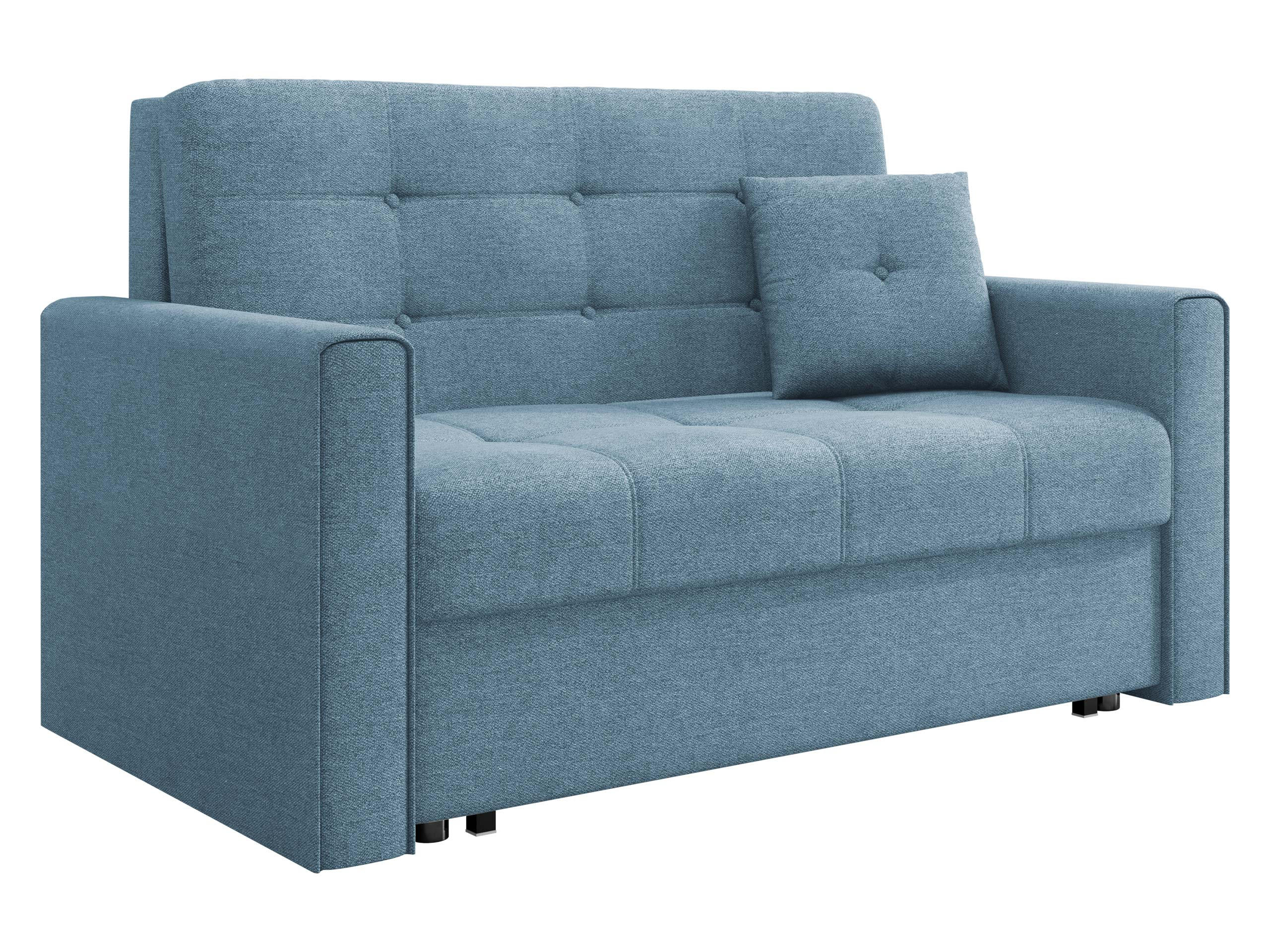 SCHLAFSOFA Viva Lux II - Blau, Holz/Textil (133/85/98cm) - MIRJAN24