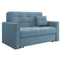 SCHLAFSOFA Viva Lux II - Blau, Holz/Textil (133/85/98cm) - MIRJAN24