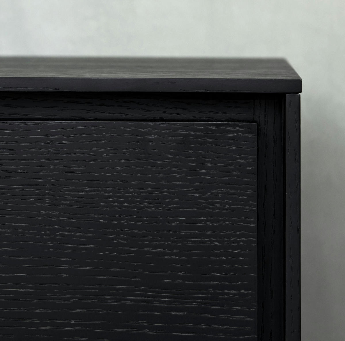 TV-ELEMENT Schwarz - Schwarz, Holz/Metall (160/50/45cm) - Furnhouse
