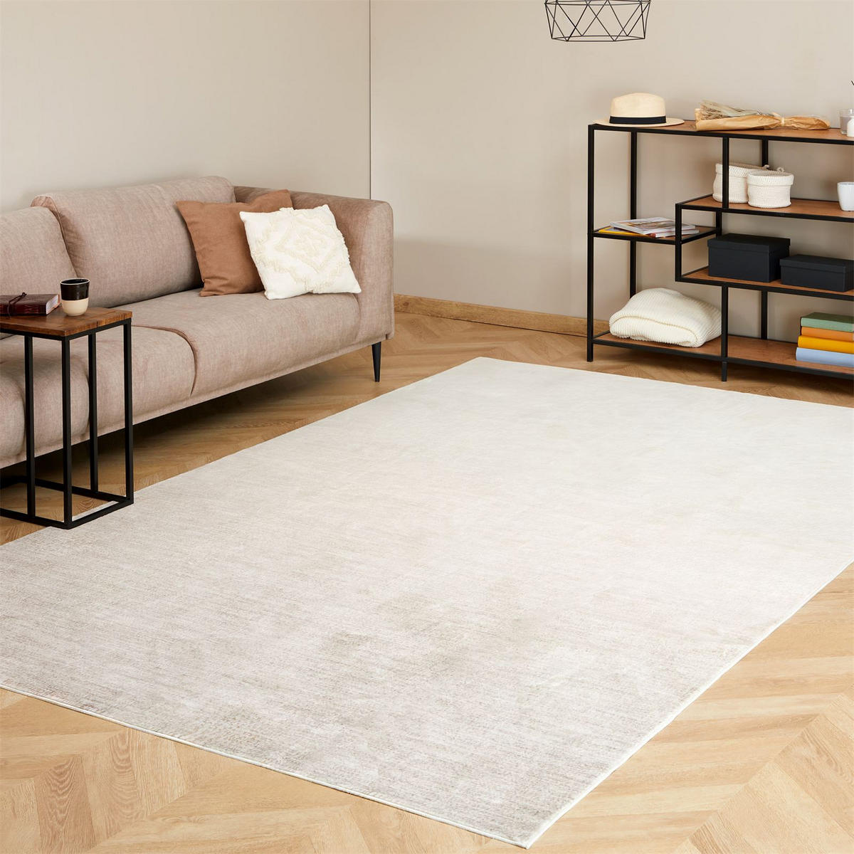 TEPPICH OMBRE - Hellbraun, Textil (200/300cm) - IDIMEX
