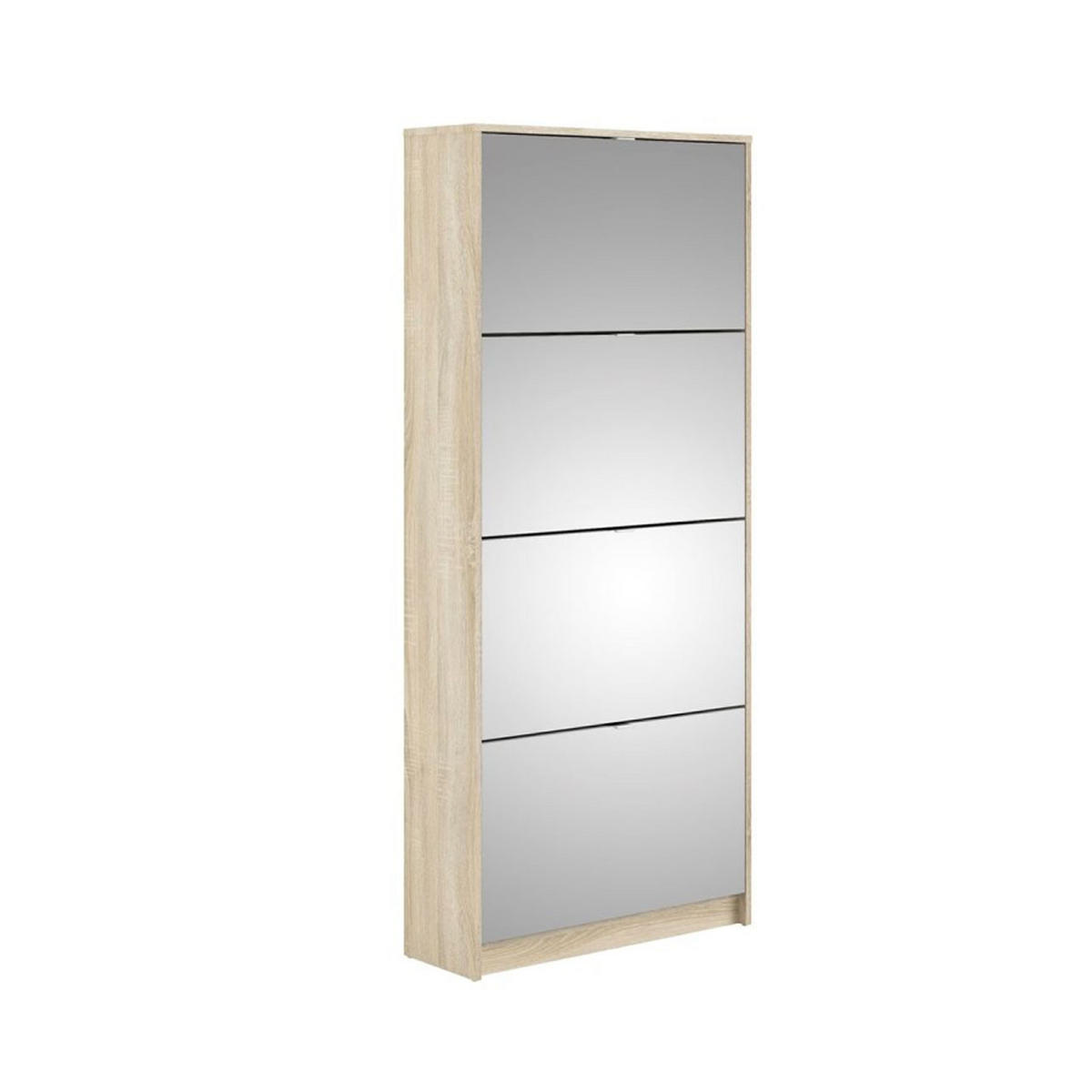 SCHUHKIPPER Eiche Dekor - Eichefarben, Holzwerkstoff (70/162/24cm) - ebuy24