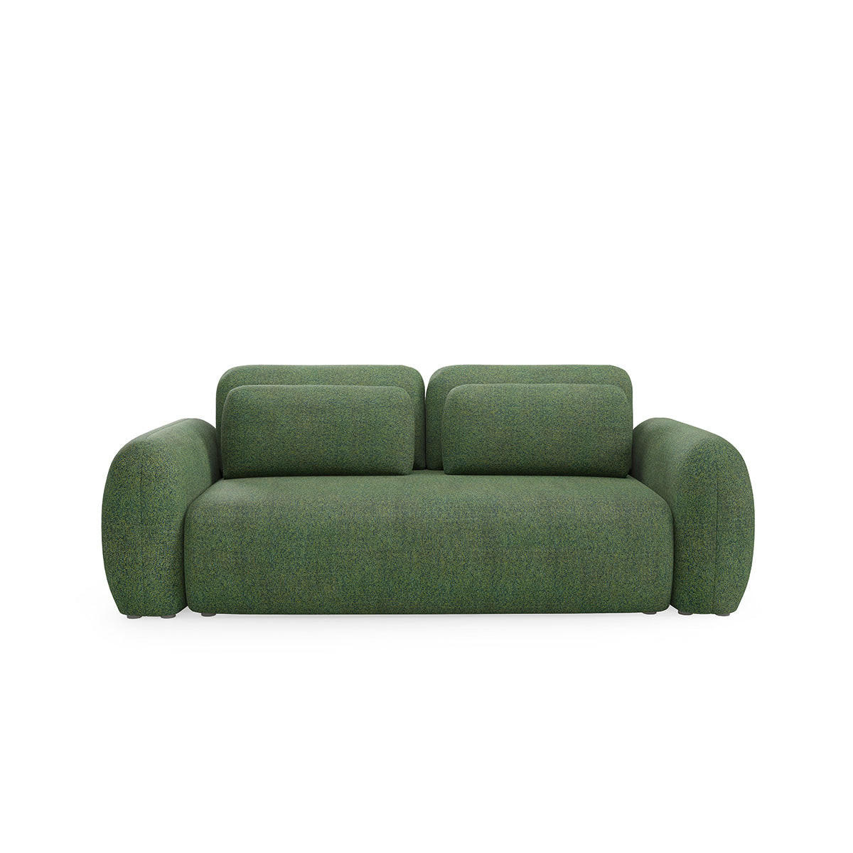 SOFA Carmela 3 Sitzplätze Grün - Grün, Holz (266/95/121cm) - Petits-meubles