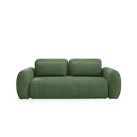 SOFA Carmela 3 Sitzplätze Grün - Grün, Holz (266/95/121cm) - Petits-meubles