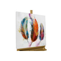 ÖLGEMÄLDE 60/60 cm - Multicolor, Holz/Textil (1.08/60cm) - KUNSTLOFT