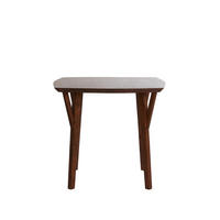 ESSTISCH Quenza Braun 85/85/78 cm - Dunkelbraun, Holz (85/85/78cm) - Light & Living