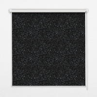 VNÚTORNÁ roleta - okenná roleta - roleta - 90x180 cm - Prvky na čiernom pozadí - čierna, plast (90/180/0.5cm) - TULUP