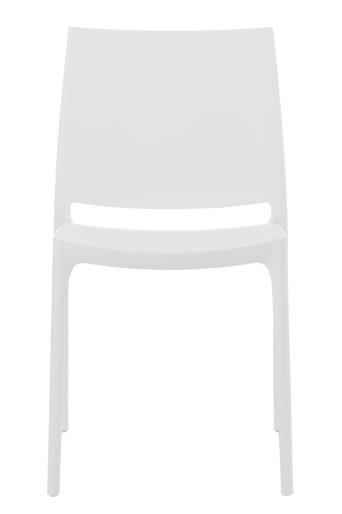 STUHL Maybrit weiß - Weiß, Kunststoff (44/81/50cm) - TPFGarden