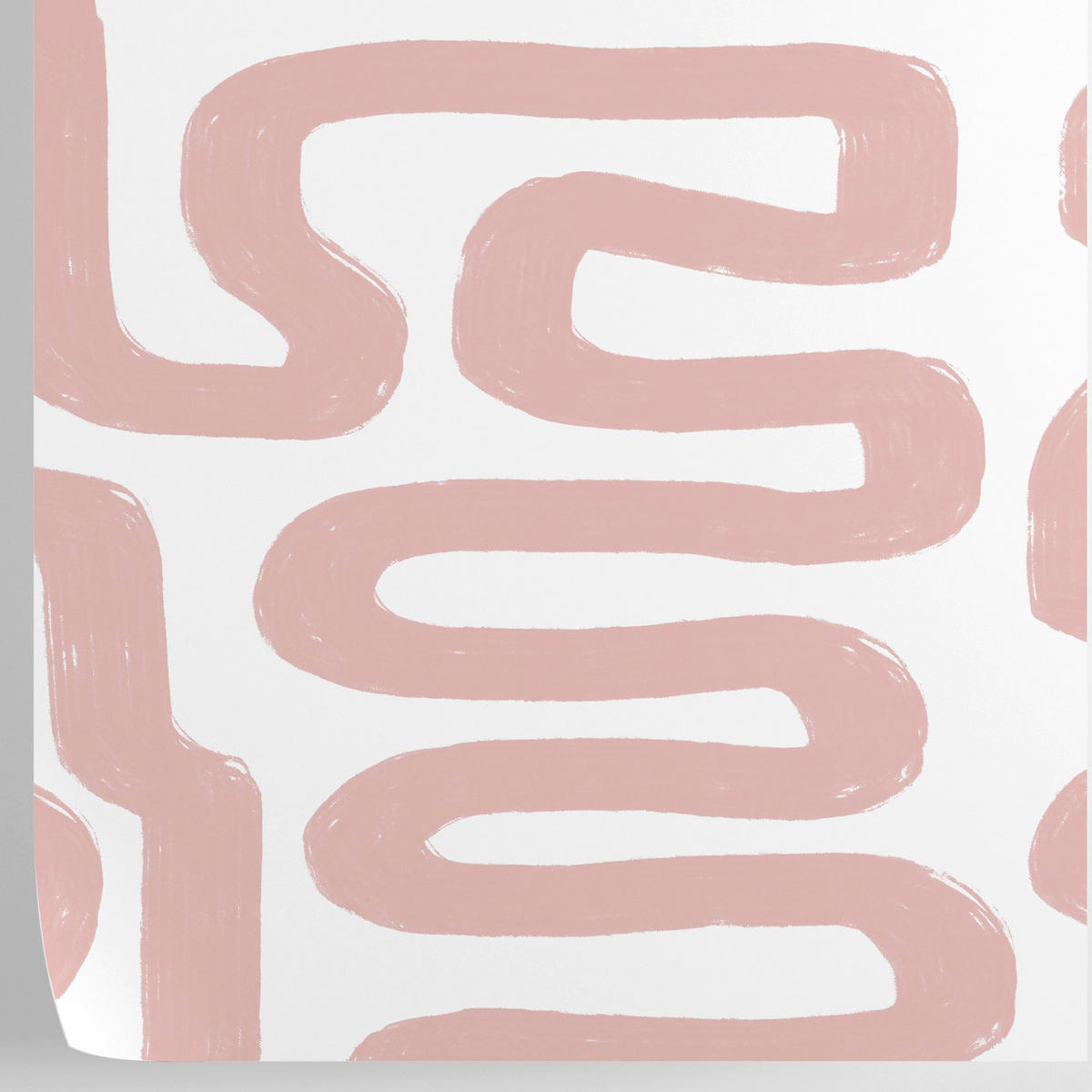 TAPETE Abstrakt aus echtem Papier, 200x280cm, 8 Bögen - Pink, Papier (200/280cm) - WALLPAPERS4BEGINNERS