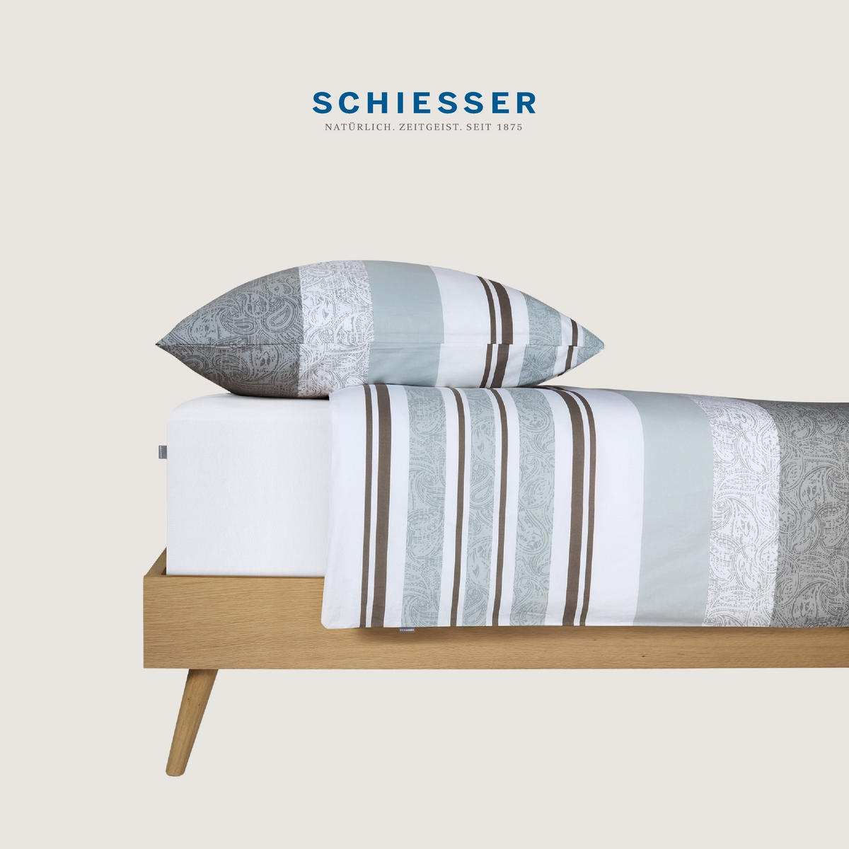 SPANNBETTLAKEN Flexi - 95/5 - 100 x 200 cm - Weiß - Weiß, Textil (100/200cm) - SCHIESSER