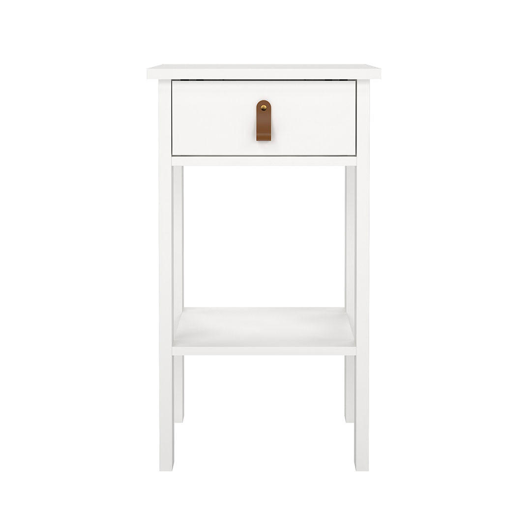 NACHTTISCH, Madrid, Weiß, Holzwerkstoff, 40 x 35 x 71 cm - Weiß, Holzwerkstoff (40/71/35cm) - ebuy24
