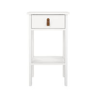 NACHTTISCH, Madrid, Weiß, Holzwerkstoff, 40 x 35 x 71 cm - Weiß, Holzwerkstoff (40/71/35cm) - ebuy24