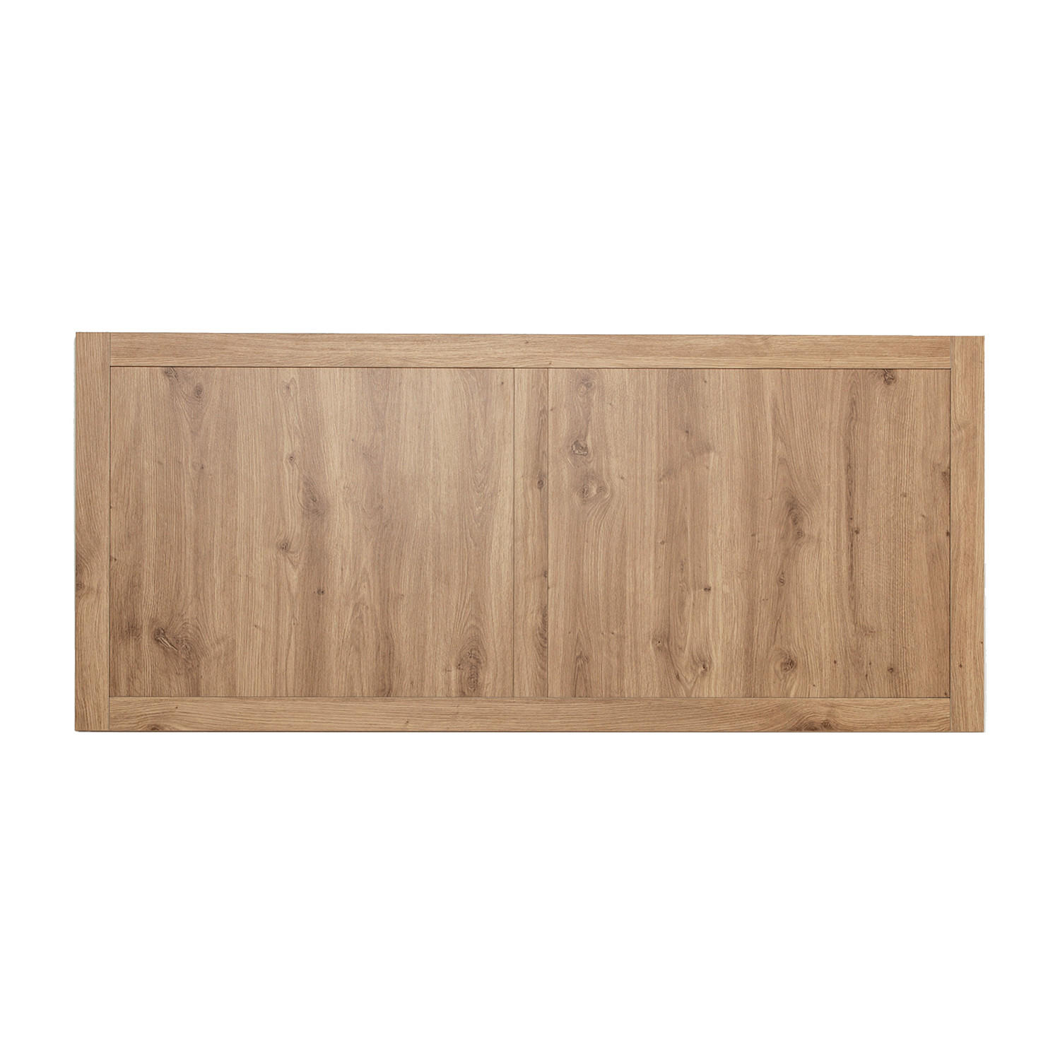 KOPFTEIL DOPPELTES Livorno Natürlich 160 cm x 70 cm - Naturfarben, Holzwerkstoff (160/3cm) - Klast Home
