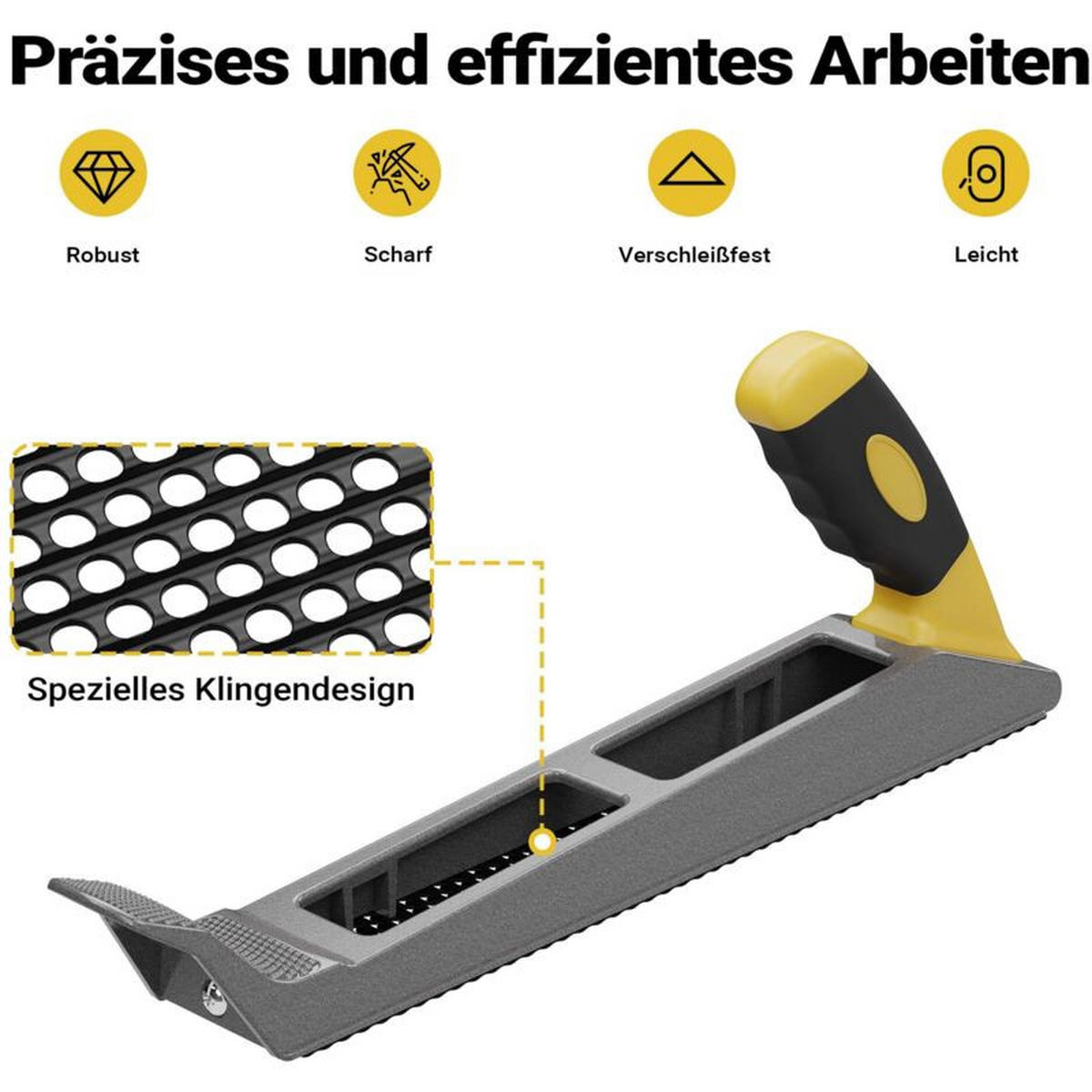 RASPEL – für Trockenbau geeignet – 250 mm - Silberfarben, Metall (30/4/12cm) - DCA