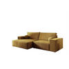 ECKSOFA Corunia Xs - Gelb, Holzwerkstoff/Textil (255/148cm) - Fun Möbel