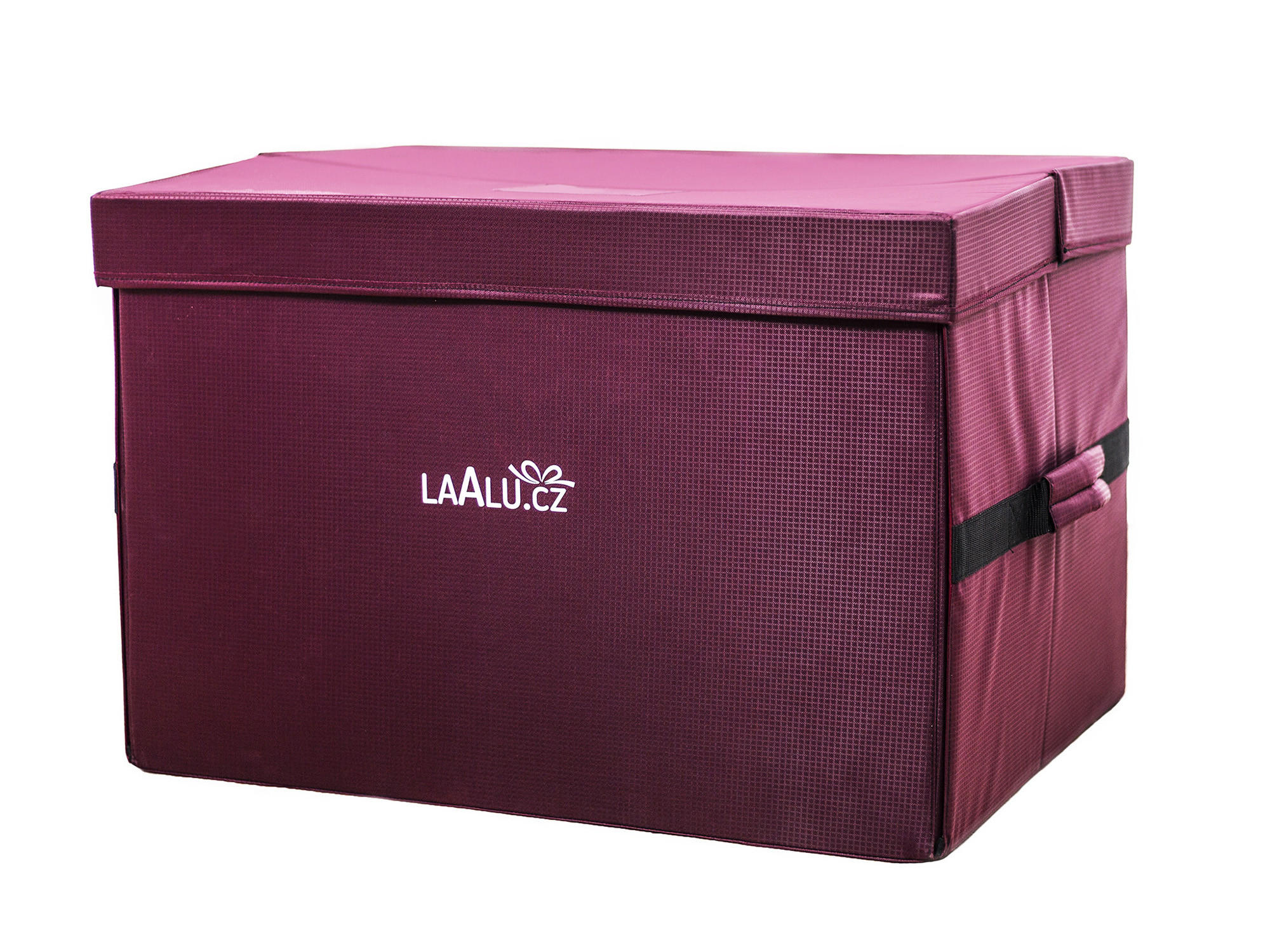 LAALU AUFBEWAHRUNGSBOX für Weihnachtsschmuck und Dekorationen Luxus 96-tlg - Rot, Textil/Metall (0.01/1/0.01cm) - LAALU