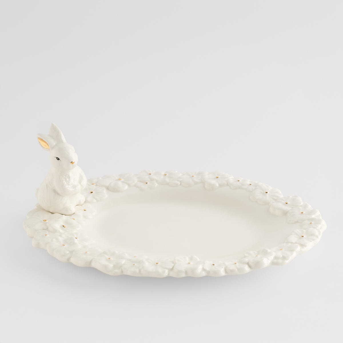 SERVIERTELLER Bellissima oval - Weiß, Stein (27/9.5/19cm) - home&you