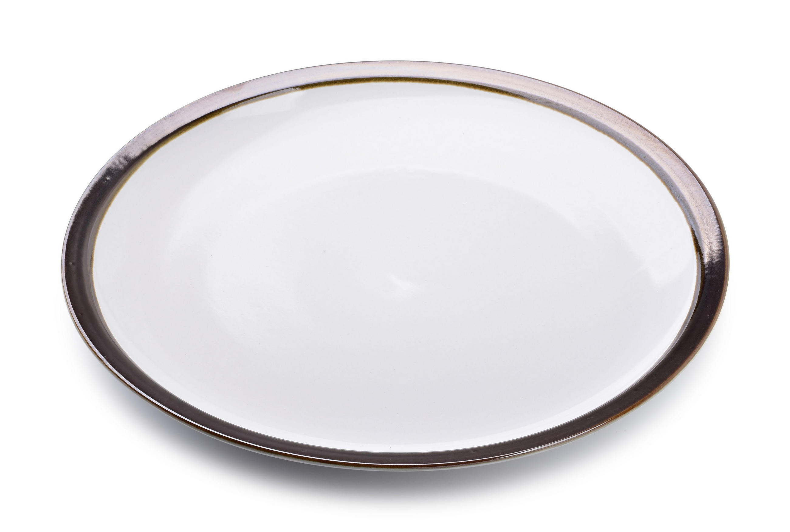 DINNERTELLER Cal Weiß 24/24/2 cm Keramik - Weiß, Keramik (24cm) - Mondex
