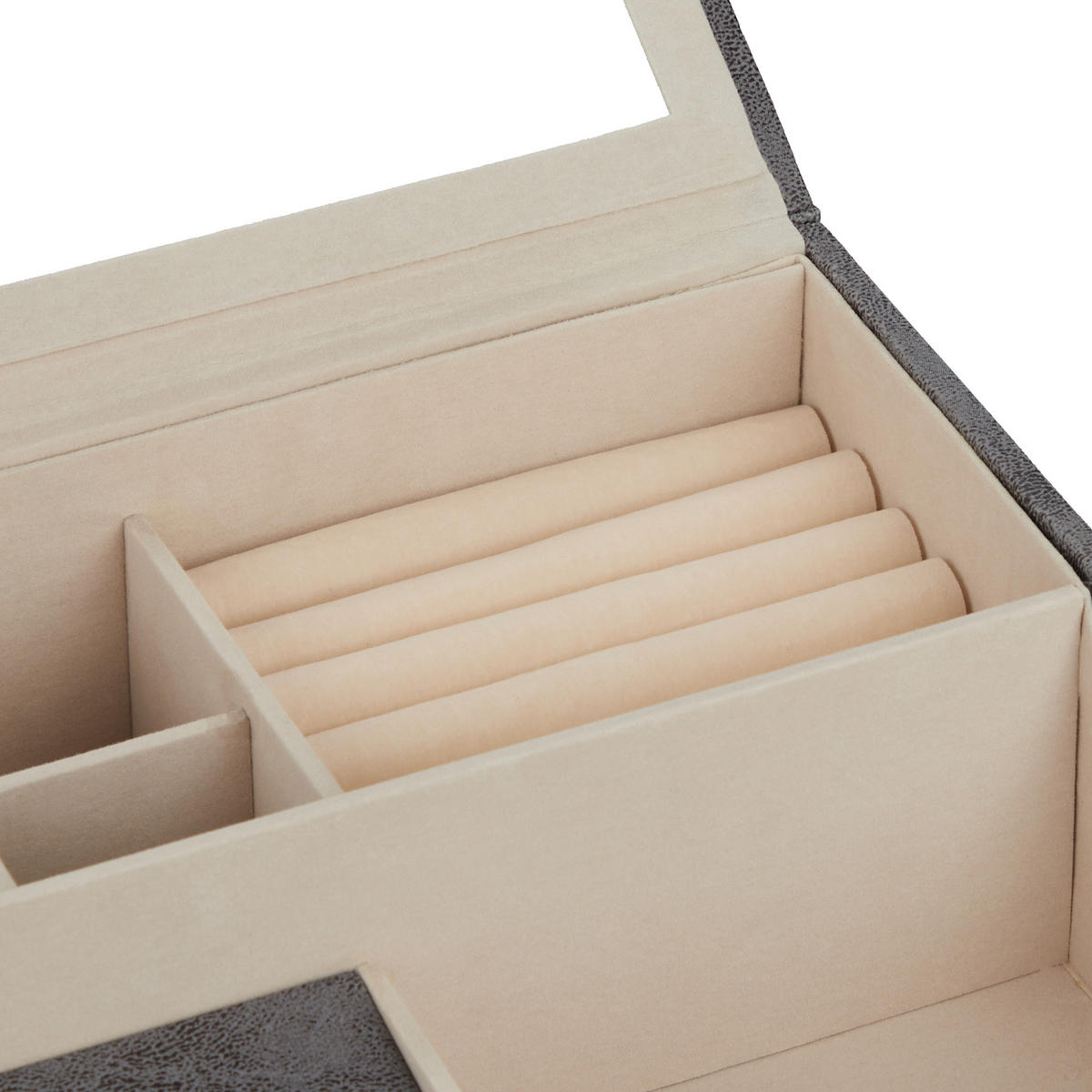 SCHMUCKKÄSTCHEN - Multicolor, Holzwerkstoff/Wellpappe (34/13/31cm) - Relaxdays