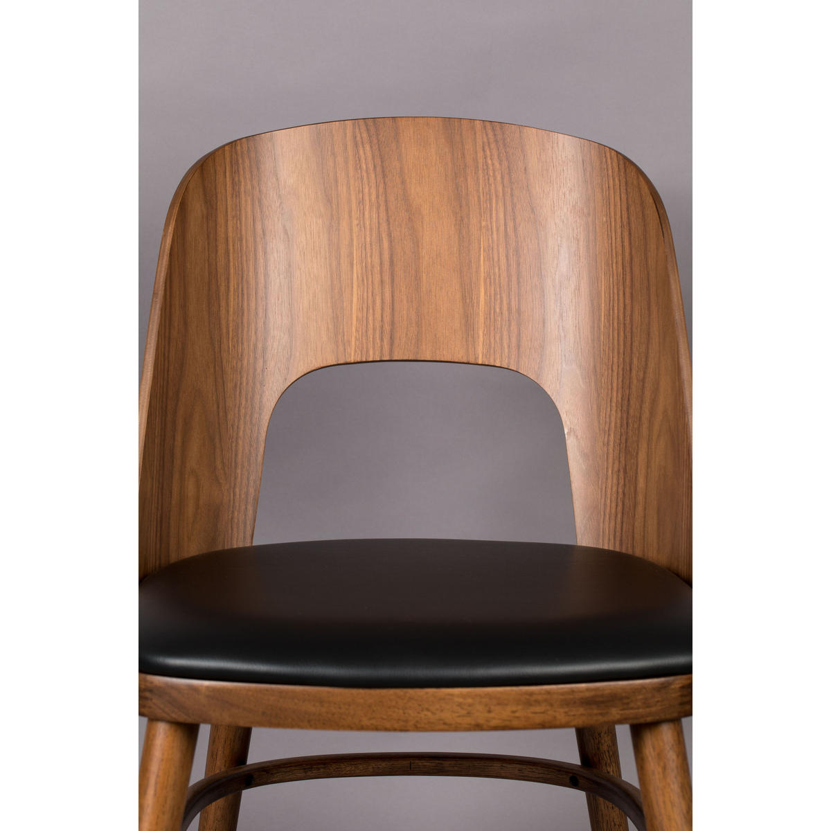 ESSZIMMERSTUHL Talika Braun - 2 er Set - Schwarz/Braun, Holz (45/81.5/59cm) - Dutchbone
