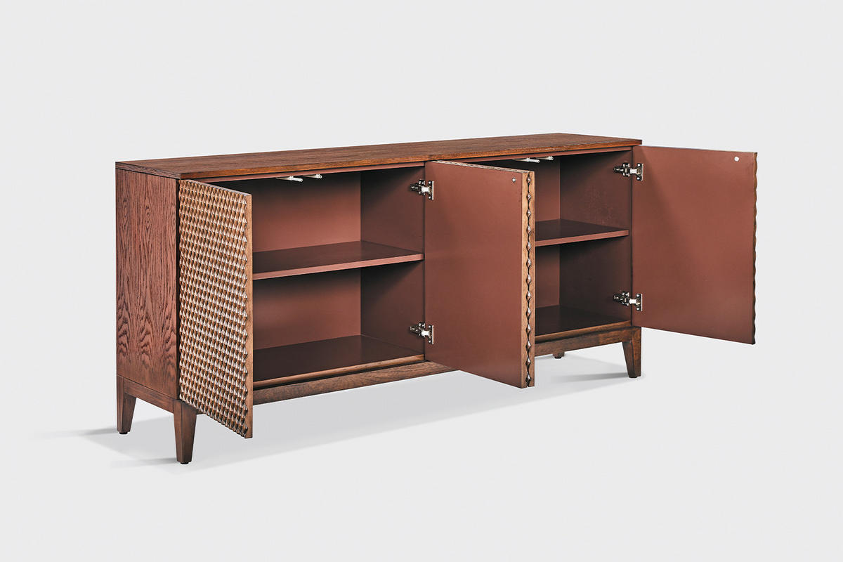 SIDEBOARD COPAS Braun Holz - Braun, Eichenholz/Holz (180/85/40cm) - KAWOLA