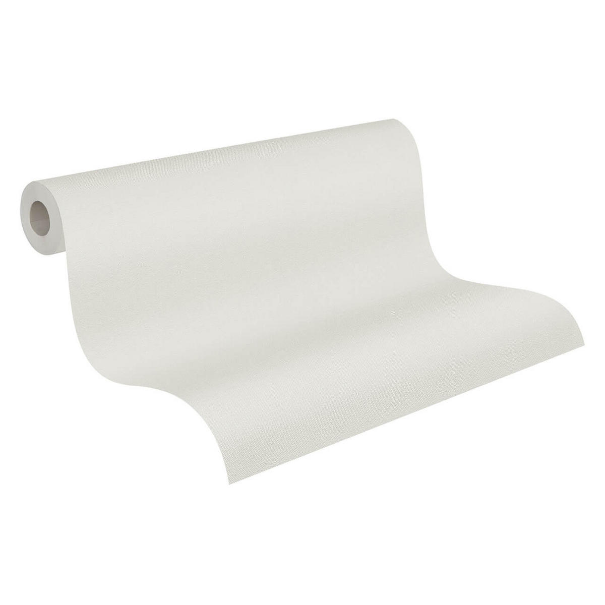 VLIESTAPETE Weiß 53/1005 cm - Beige, Textil (53/1cm) - KUNSTLOFT