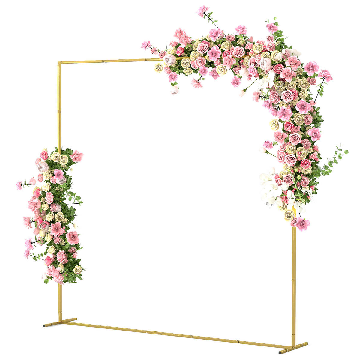 ROSENBOGEN DE-18337 2 m hoch für Hochzeit & Dekoration Gold - Goldfarben, Metall (200/200/40cm) - ComfortXL
