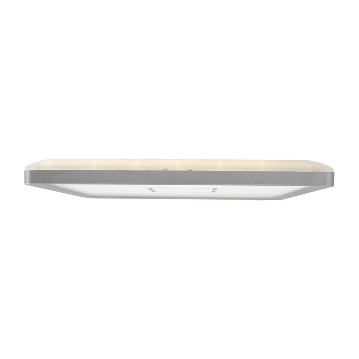 LED DECKENLEUCHTE Silber Backlight - Silberfarben, Kunststoff (29.3/29.3/2.8cm) - Briloner