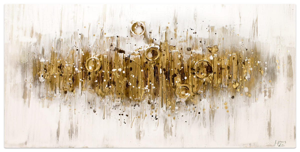 ÖLGEMÄLDE 120/60 cm - Braun, Holz/Textil (120/60cm) - KUNSTLOFT