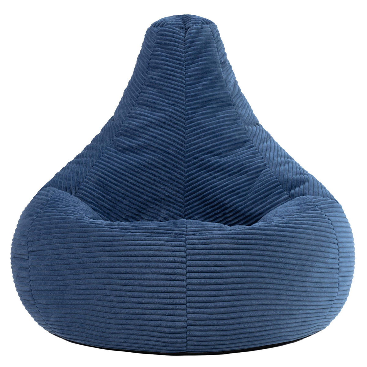 SITZSACK Sessel aus Cord 2-tlg. - Blau, Kunststoff (90/73/84cm) - icon