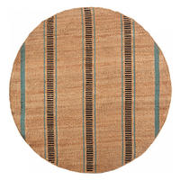 TEPPICH Eden quarzgrau diameter 160 cm - Blau, Textil (160/160cm) - Vivaraise