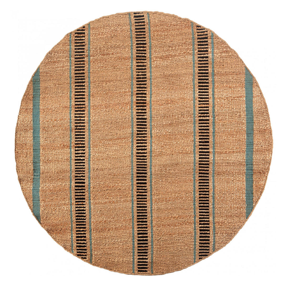 TEPPICH Eden quarzgrau diameter 160 cm - Blau, Textil (160/160cm) - Vivaraise