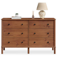 KOMMODE APOANA - Kastanienfarben, Holz (132/83/40cm) - IDIMEX