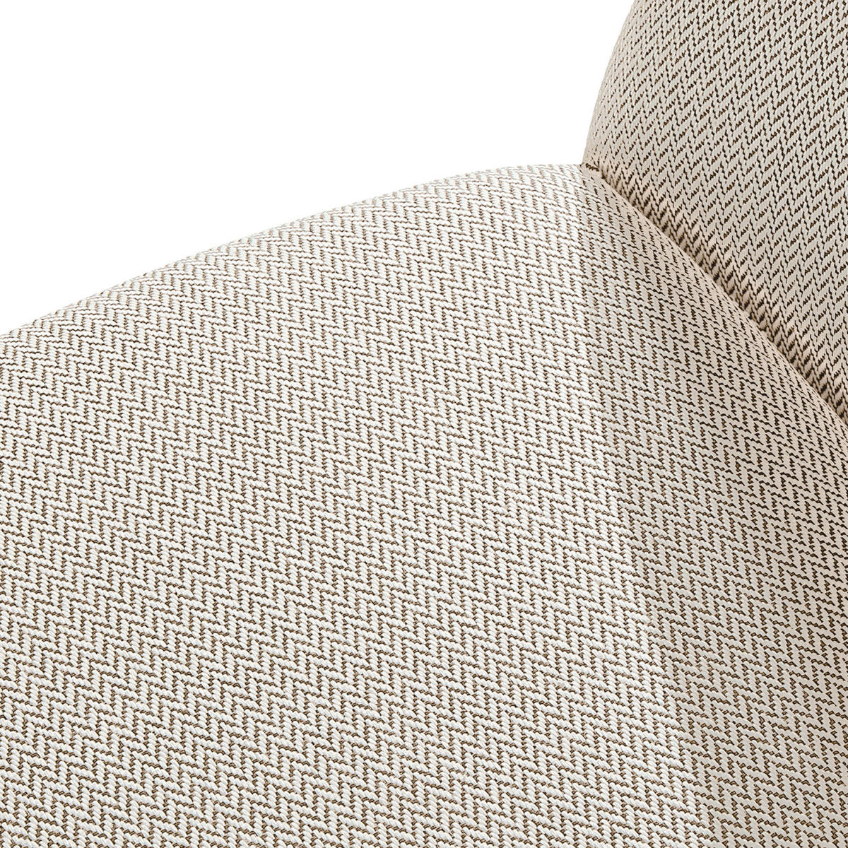 GARTENSOFA SOLIS Loungesofa, - Weiß, Textil/Metall (118/76/66cm) - KONSIMO®