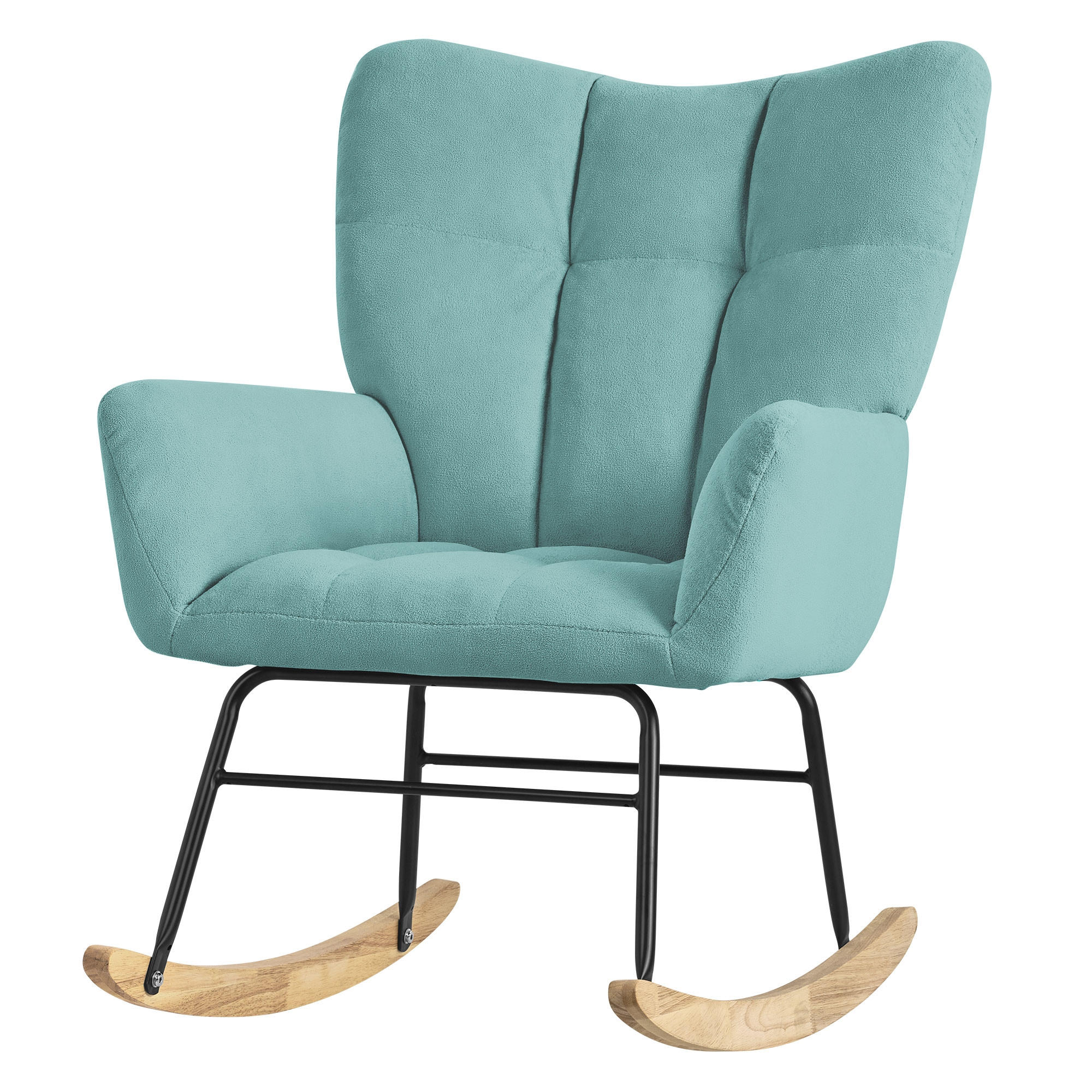 SCHAUKELSESSEL - Mintgrün, Metall (88/95/69cm) - ML-DESIGN