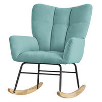 SCHAUKELSESSEL - Mintgrün, Metall (88/95/69cm) - ML-DESIGN